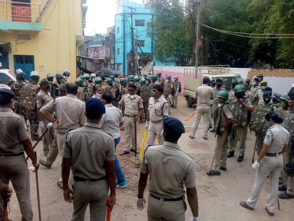  Stones pelted at cops in Odisha's Cuttack during shutdown