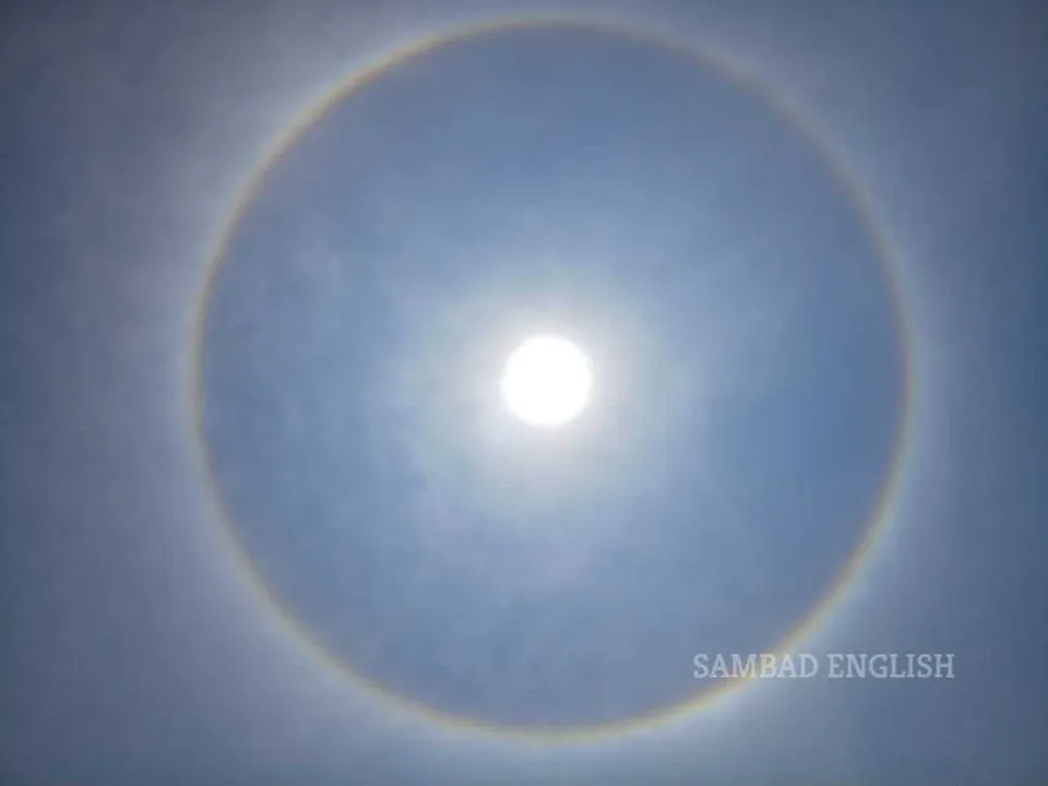  Bright side of lockdown! Sun Halo appears over skies of Koraput [Watch]