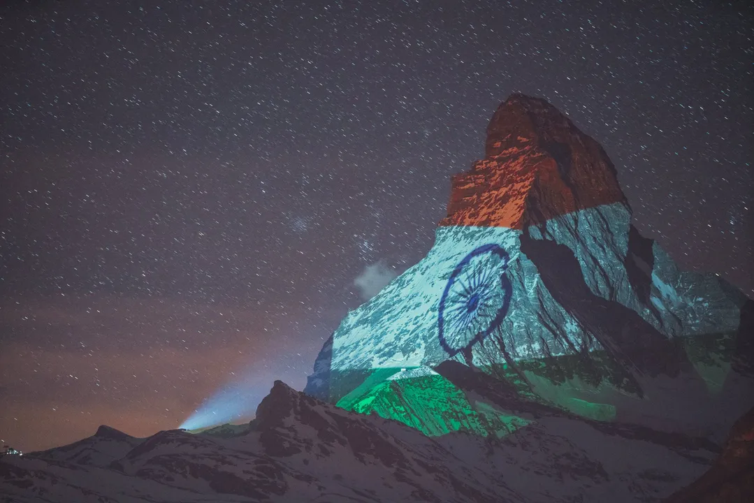  Covid-19: Matterhorn Mountain flaunts Indian Flag to share message of hope