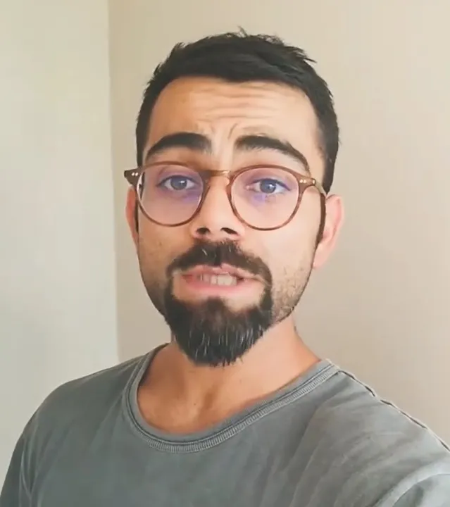  [Watch] COVID-19: Kohli starts trim at home challenge