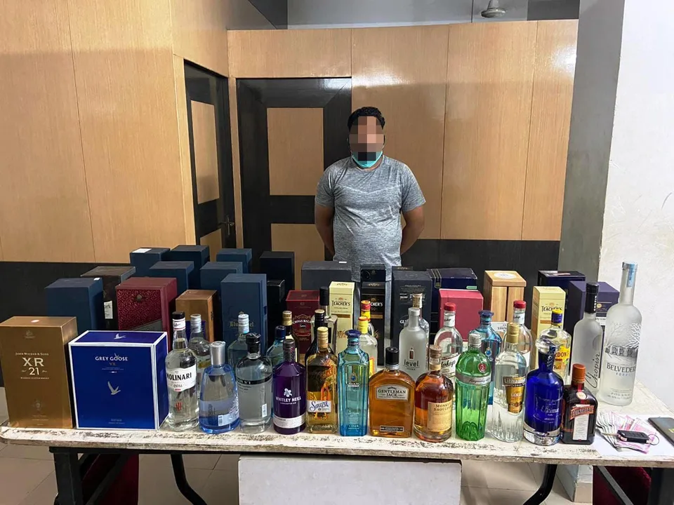  Huge quantity of liquor seized in Odisha Capital, one held