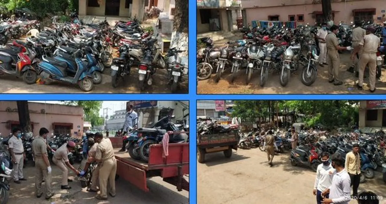  Corona lockdown: Police seize nearly 900 vehicles in Odisha's twin cities