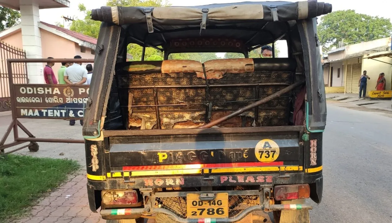  Beef-laden autorickshaw seized in Rourkela; driver hurt while fleeing