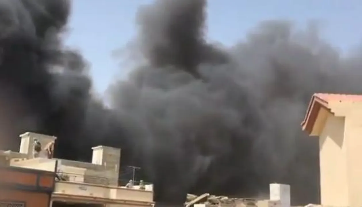  Plane with over 100 onboard crashes in residential area in Karachi