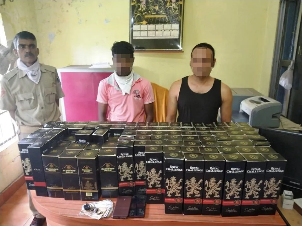  Huge cache of liquor seized in Odisha capital; two held