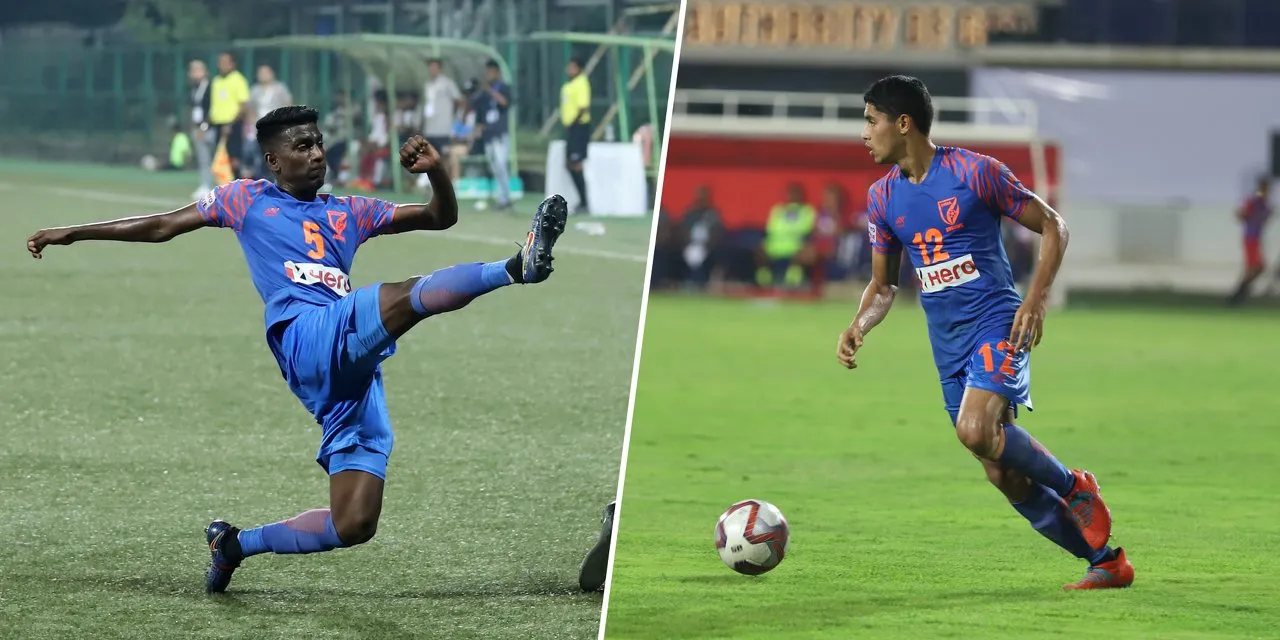  Hendry Antonay and Saurabh Meher. Pic credit: I-League Media
 