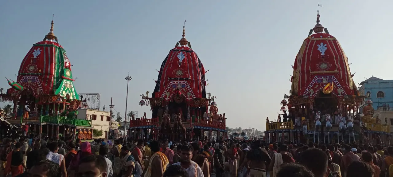  Ratha Jatra: Deities on their respective chariots reach Gundicha Temple