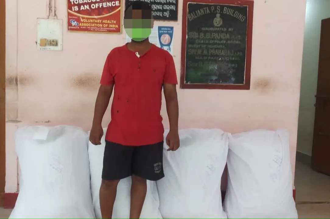  Youth held in Odisha Capital for ganja smuggling