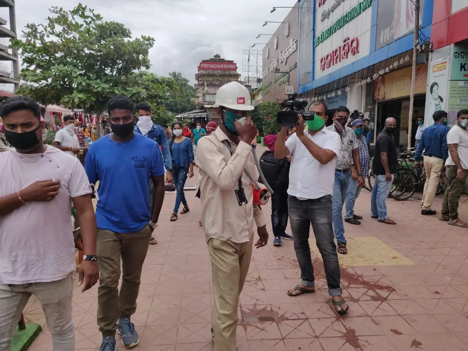  Bhubaneswar: Market Building sealed for COVID-19 guidelines violation
