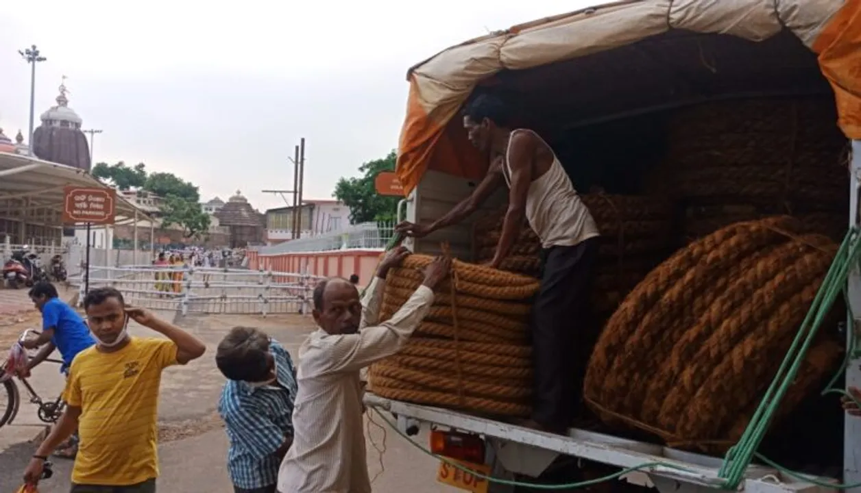  Odisha: Ropes to be used during Ratha Jatra delivered to SJTA