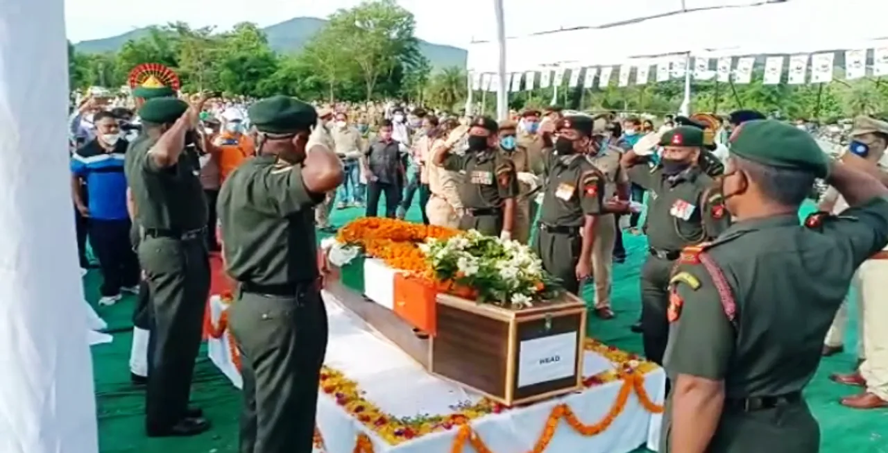  Martyred Odia Jawans laid to rest with full state honours