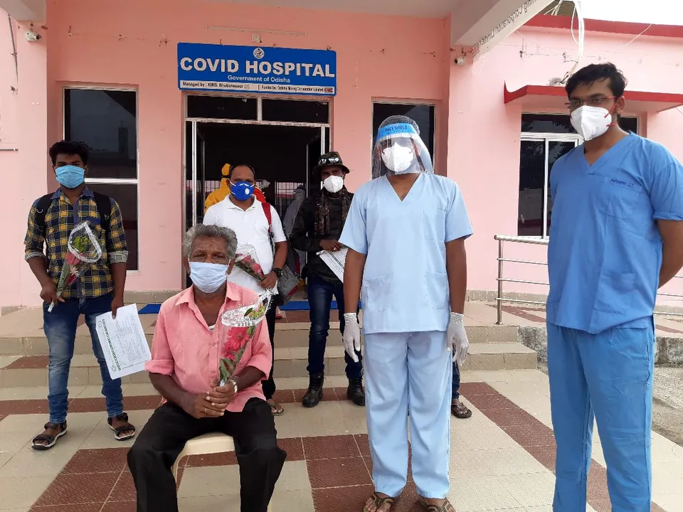  Octogenarian wins battle against COVID-19 in Odisha