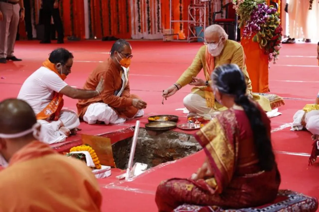  40 kg silver brick marks beginning of Ram Temple work