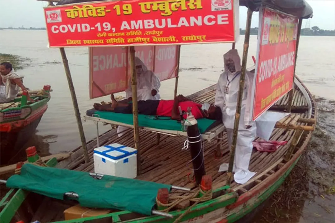  COVID boat ambulance for corona patients in Bihar