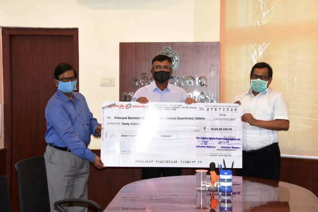  OHPC pays interim dividend of Rs 30 cr to Odisha govt