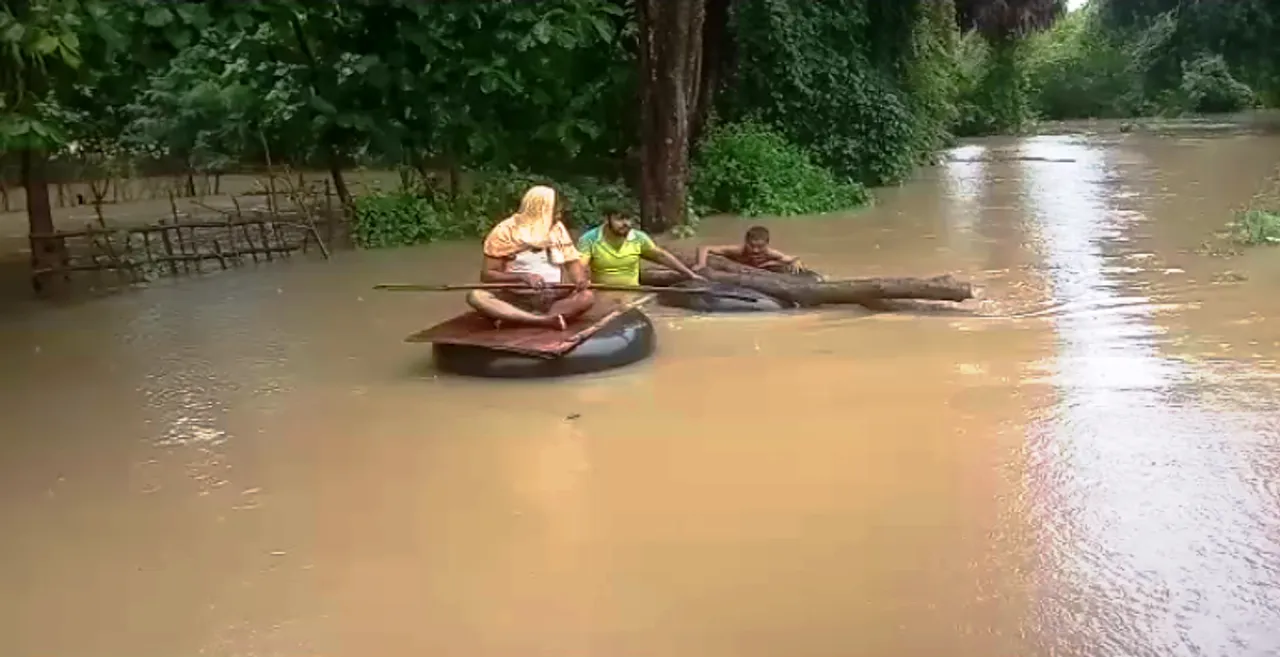  Rivers swell, flood-like situation in many parts of Odisha following incessant rain