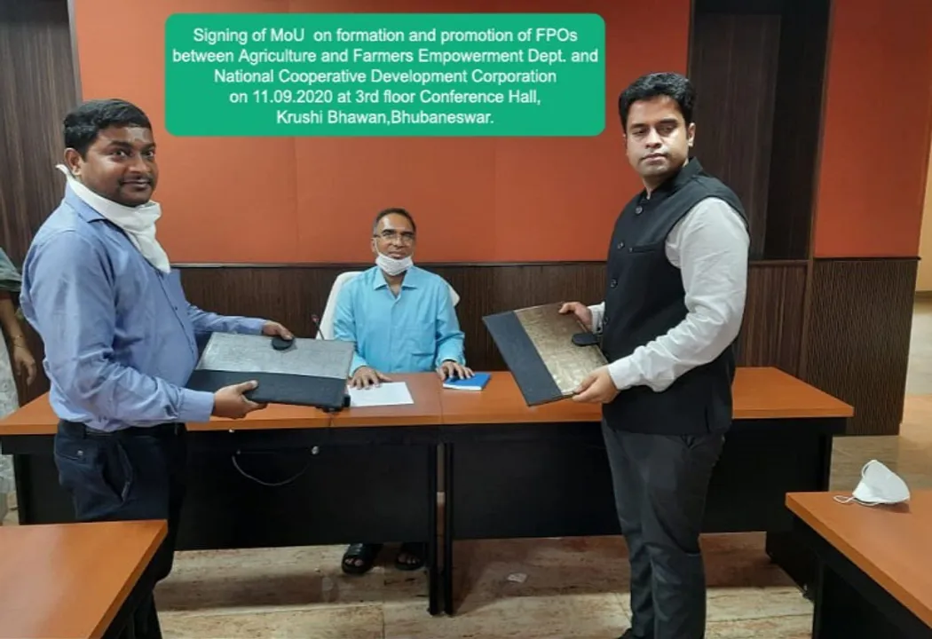  Odisha: MoU inked for promotion of Farmer Producer Organisations