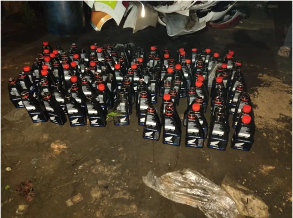  Fake engine oil manufacturing unit busted in Odisha Capital