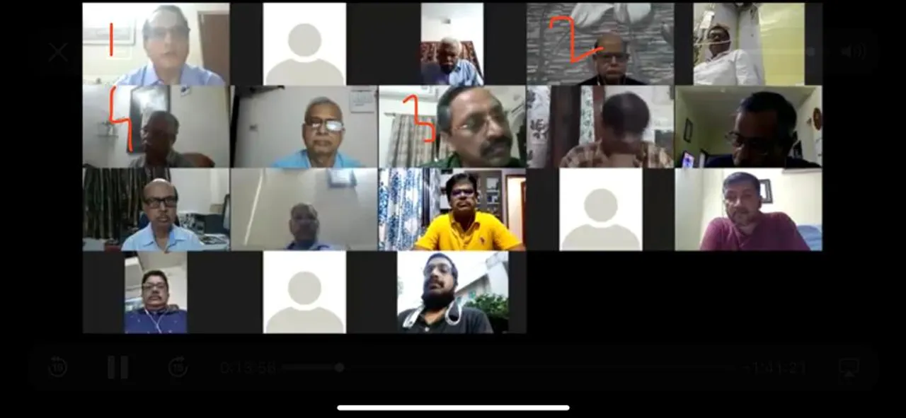  Webinar organised by literary circle ‘Shrujani’