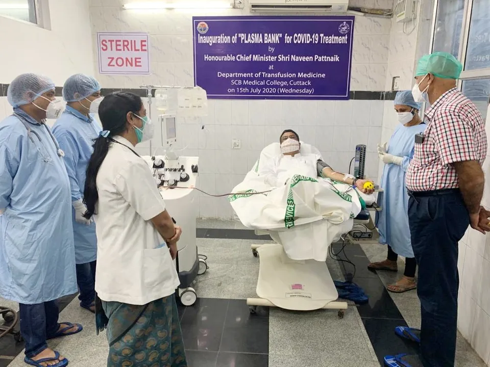  Odisha: Union Minister donates plasma for Covid patients