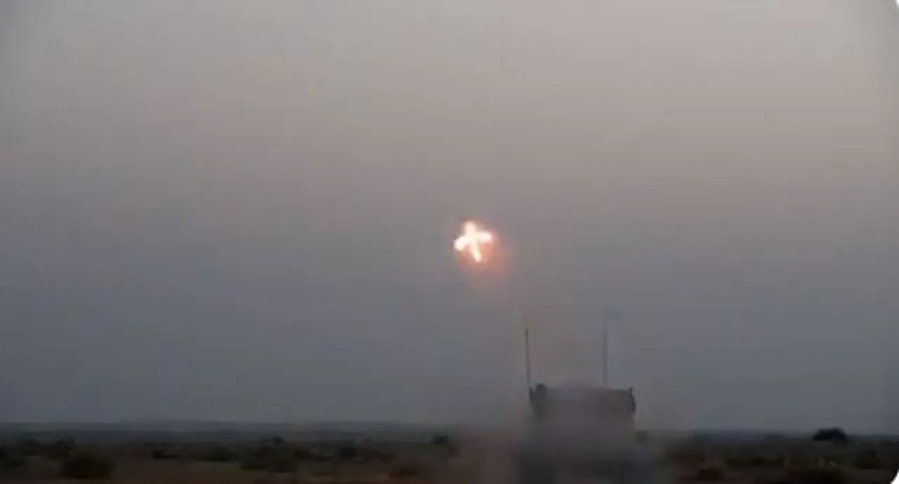  India successfully test-fires anti-tank guided missile Nag