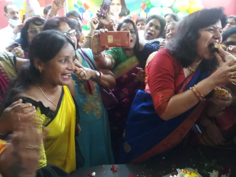  Odisha MP Aparajita Sarangi's birthday celebration draws flak