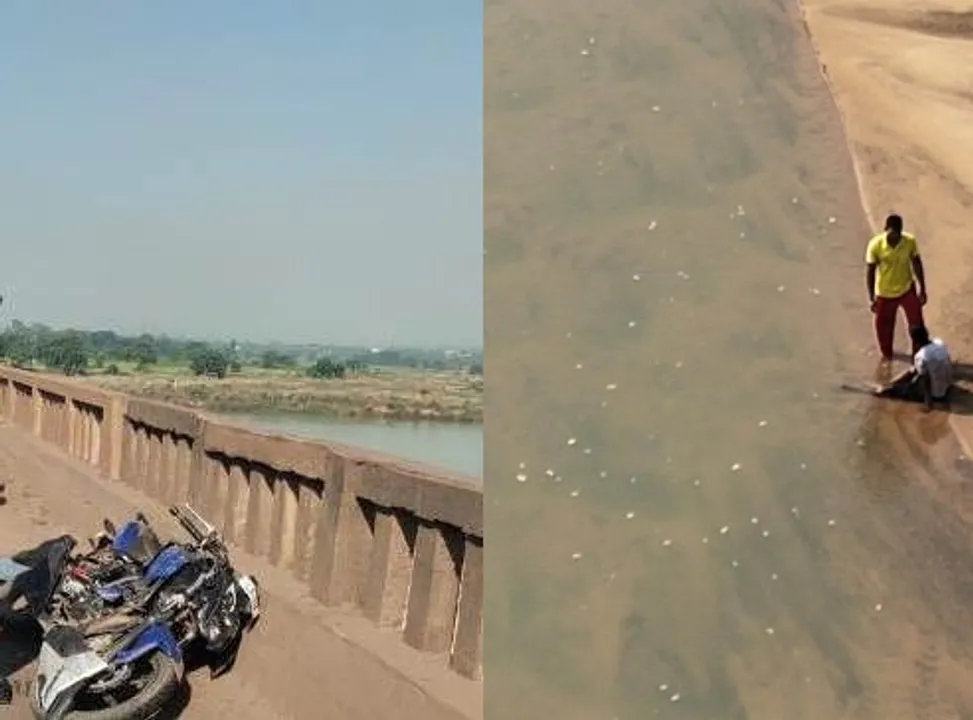  Man falls into river as SUV hits motorcycle on bridge in Odisha's Dhenkanal