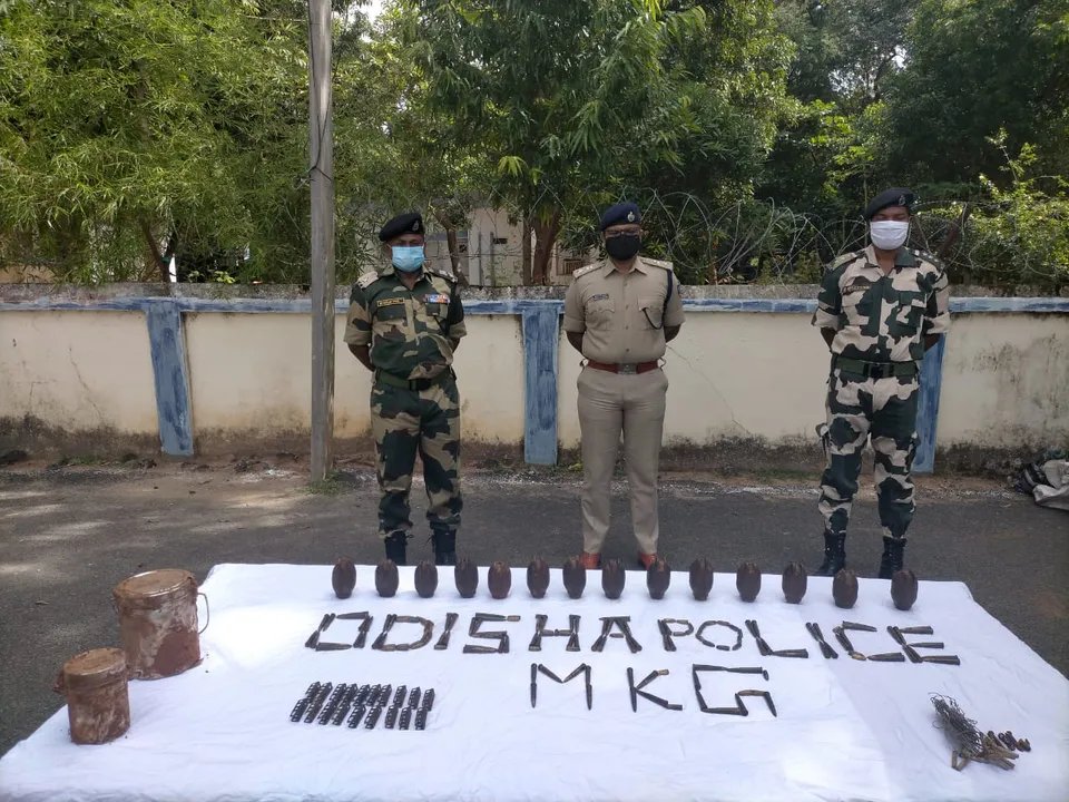  Huge cache of arms, ammunitions seized as Maoist hideout busted in Odisha