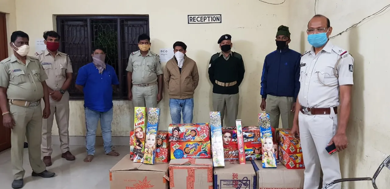  Huge quantity of firecrackers seized in Odisha's Sundargarh; 3 booked