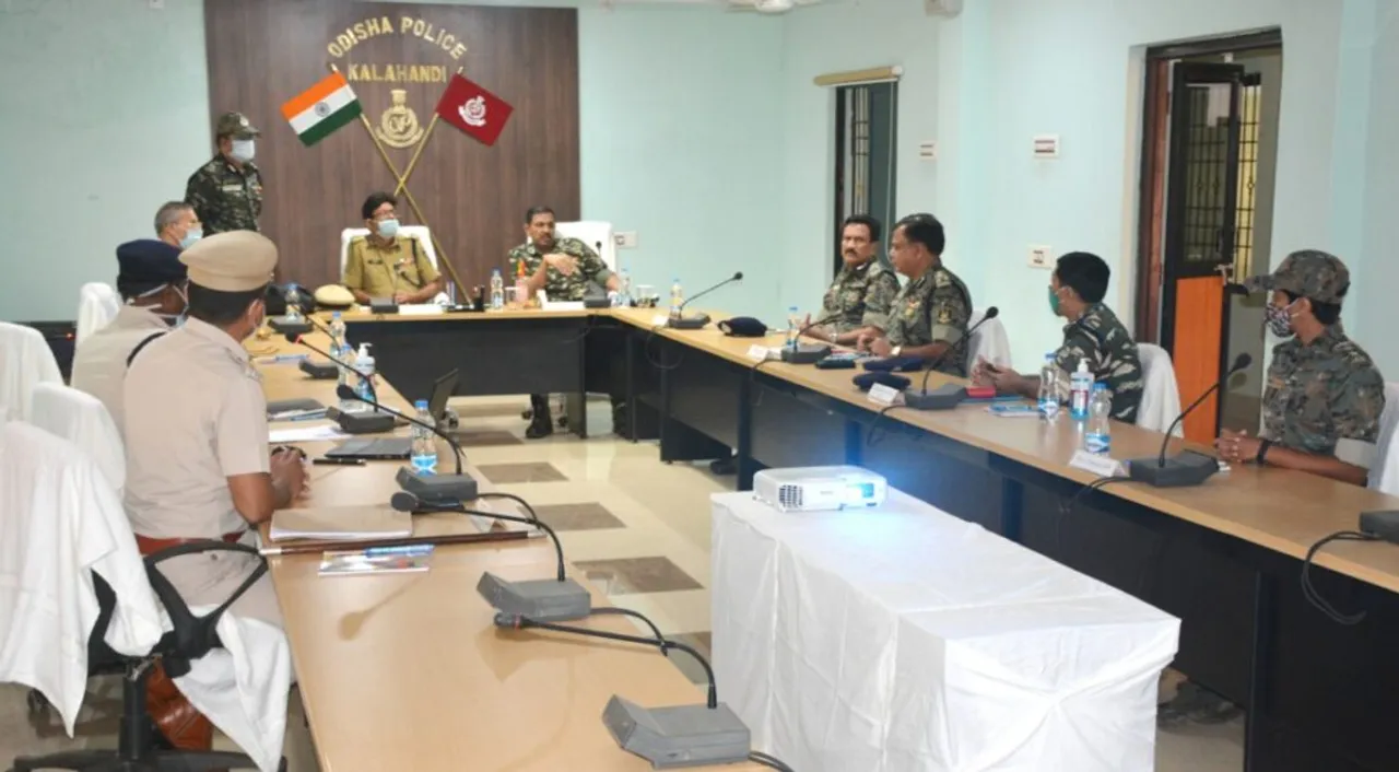  Odisha DGP Abhay reviews anti-Maoist ops in Kalahandi, Kandhamal districts