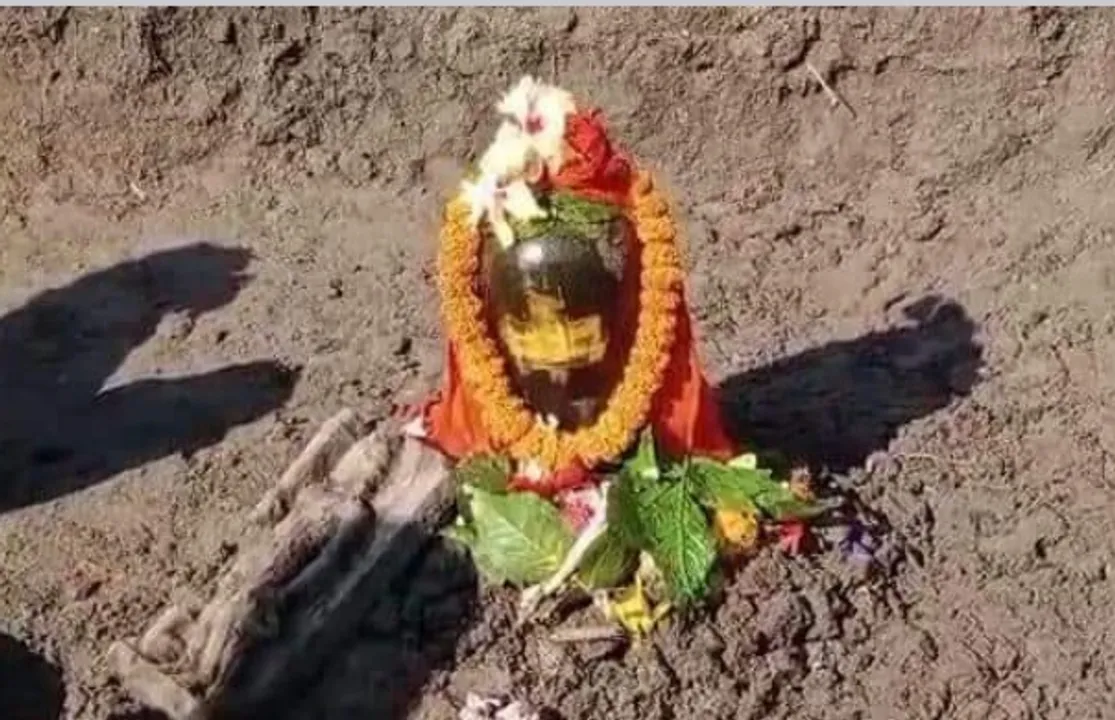  Shivling unearthed in Odisha village