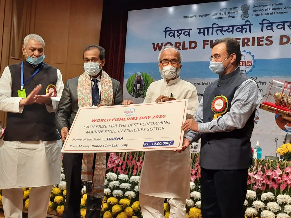  Odisha bags two prestigious national level fisheries awards