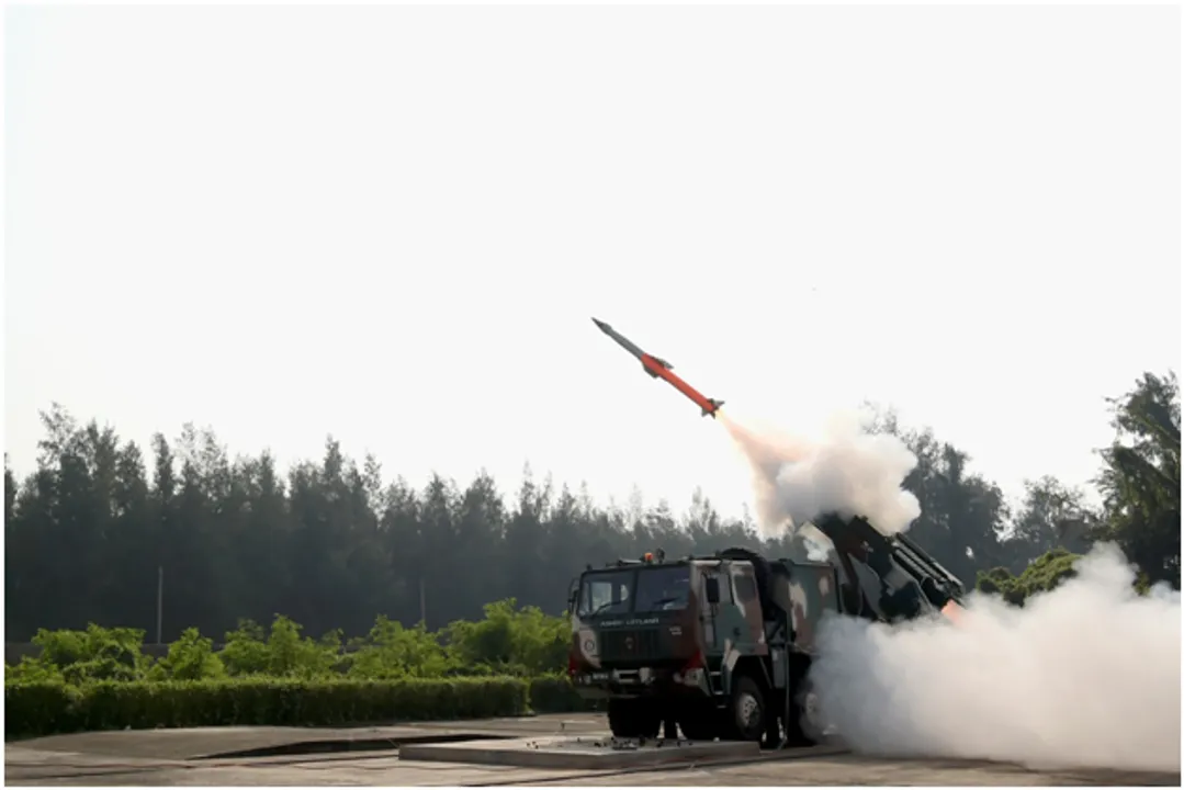 Quick Reaction Surface to Air Missile test fired off Odisha coast