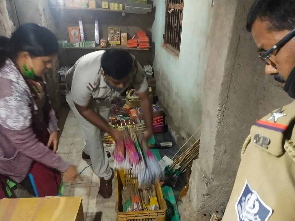 Firecrackers worth lakhs seized in Odisha's Jajpur