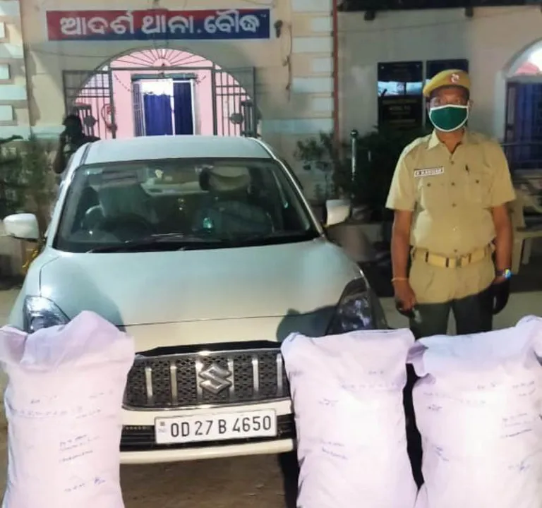  Odisha: Over 60 kg ganja seized from bank manager's car