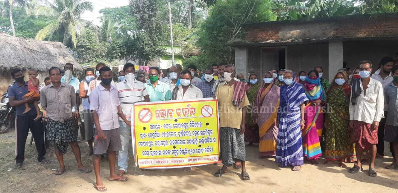  Odisha villagers boycott by-poll over poor road condition