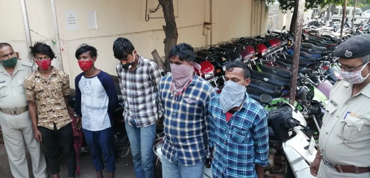  19-YO among 2 held in bike theft case in Odisha capital; 46 two-wheelers seized