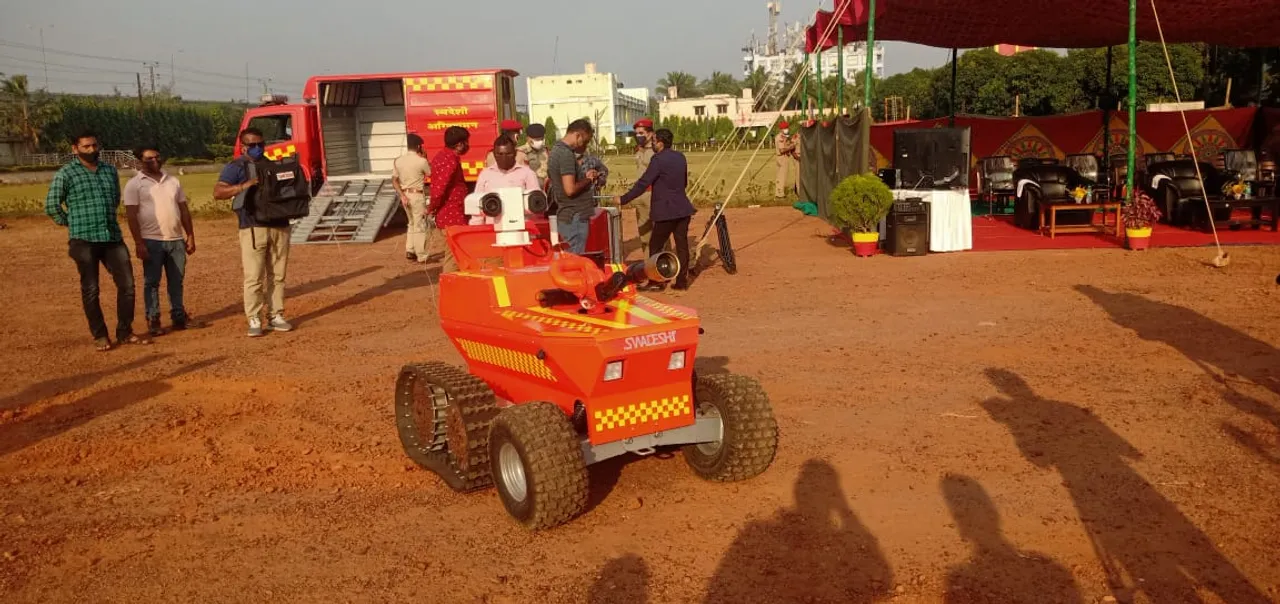  Robots to be used for firefighting ops in Odisha soon