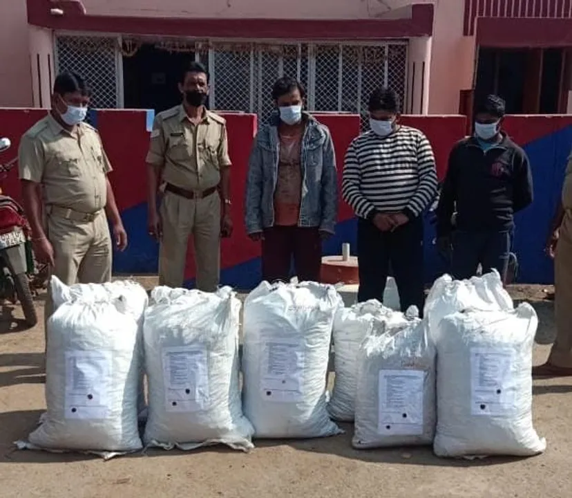  Two from UP, 1 from Haryana arrested for Ganja smuggling in Odisha