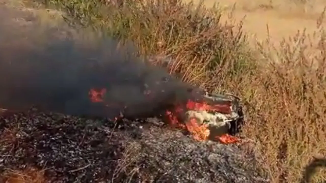  Man, son killed as motorcycle catches fire after accident in Odisha