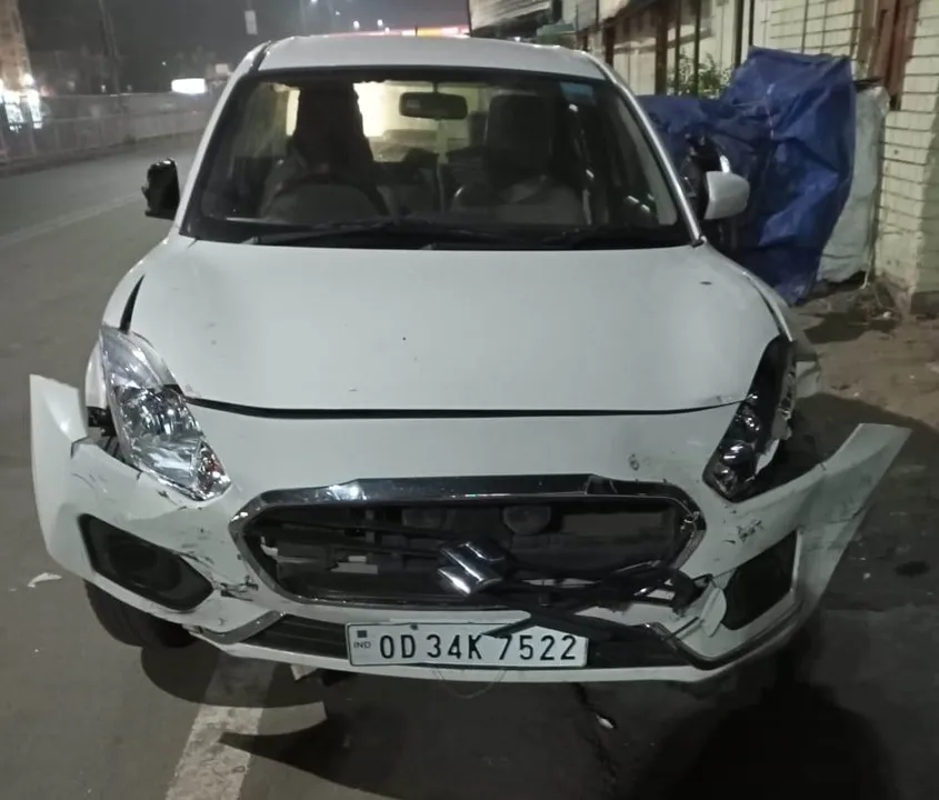  Four motorcyclists injured after being hit by car in Odisha’s Cuttack; driver held