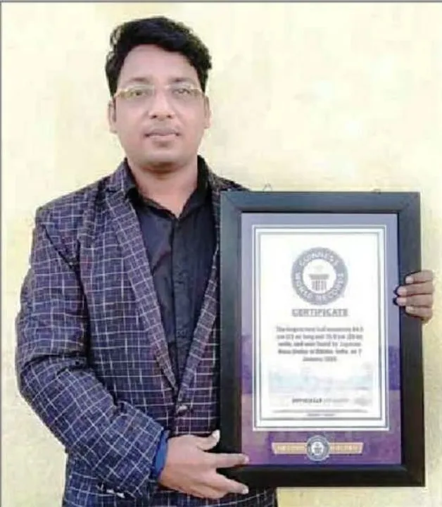  Young biochemist from Odisha enters Guinness Book of World Records