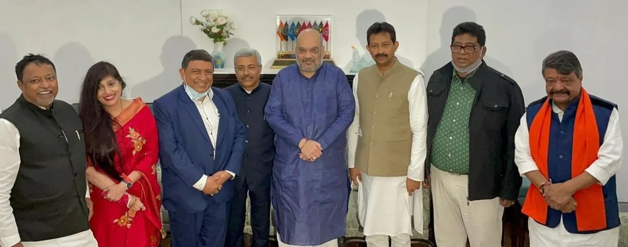  Ex-Minister of West Bengal, four other TMC leaders join BJP