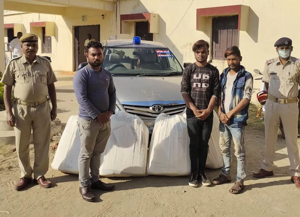  SUV with 'Police' sticker, beacon used for ganja smuggling in Odisha