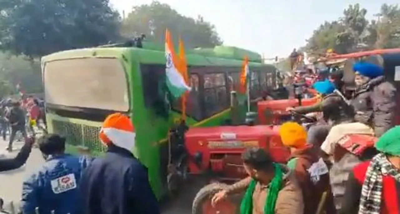  Tractor rally by farmers turns violent in Delhi