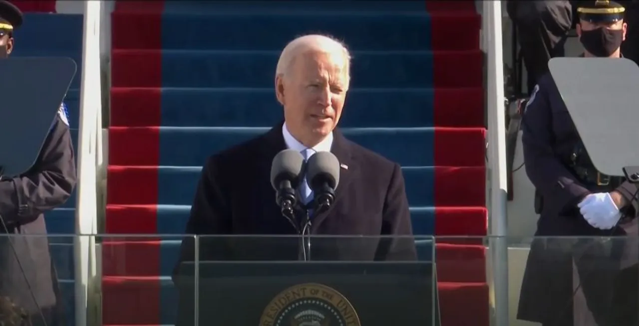  Joe Biden takes oath as US President
