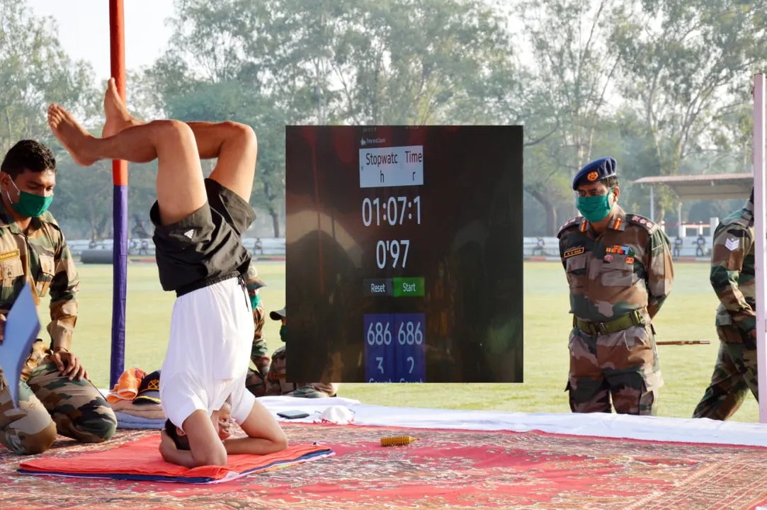  Army officer from Odisha creates world record in yoga position