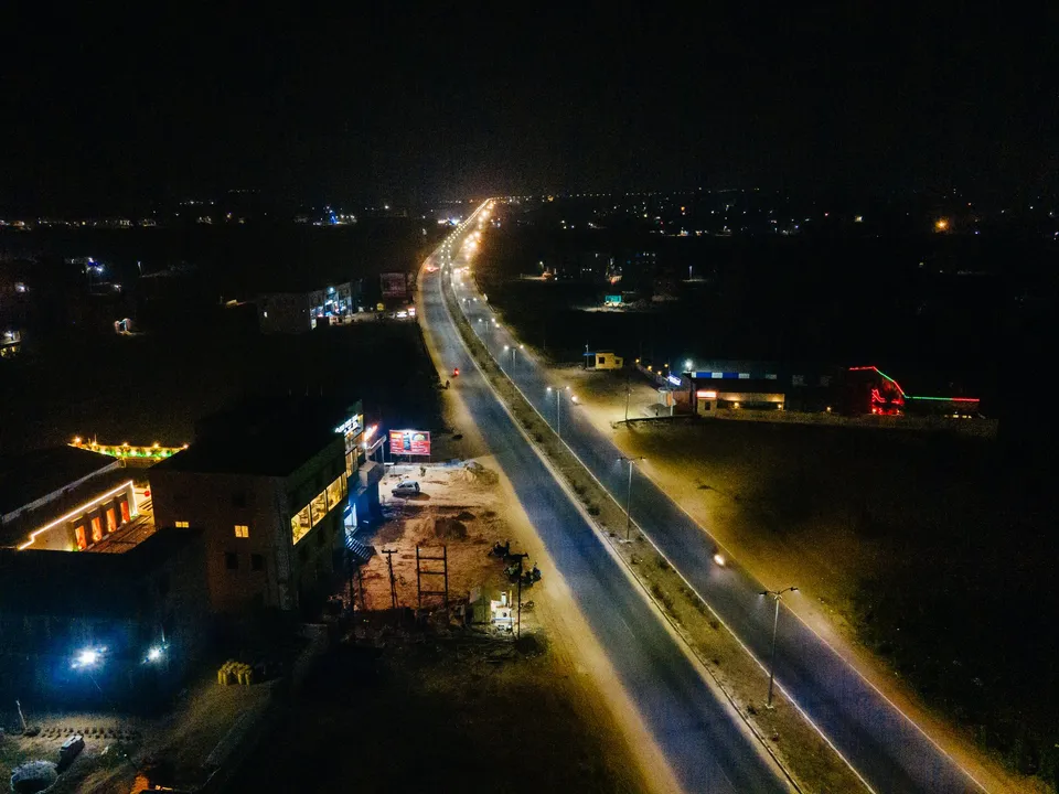  In Pics: LED streetlights illuminate Cuttack-Puri bypass road