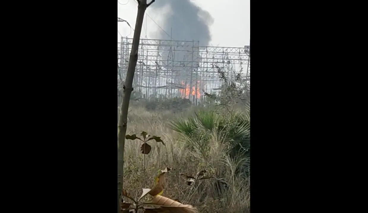  Fire breaks out at OPTCL grid in Odisha's Dhenkanal