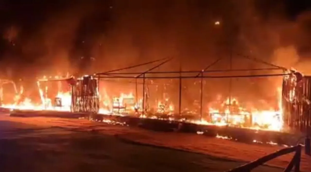  Fire breaks out at Eco Retreat camp in Odisha